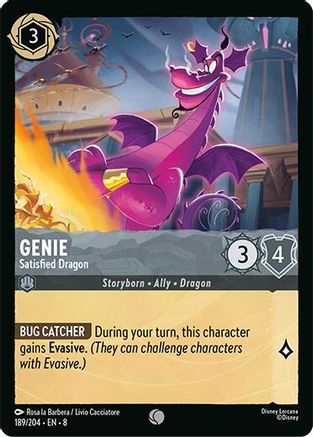(189/204) Genie - Satisfied Dragon - Reign of Jafar Normal