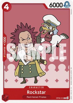 (OP09-016) Rockstar (Reprint) - Starter Deck 23: RED Shanks - Normal