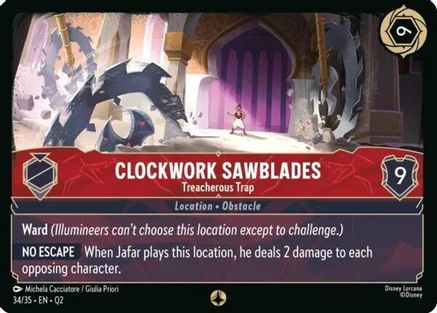 (034/35) Clockwork Sawblades - Treacherous Trap - Illumineer's Quest: Palace Heist Normal