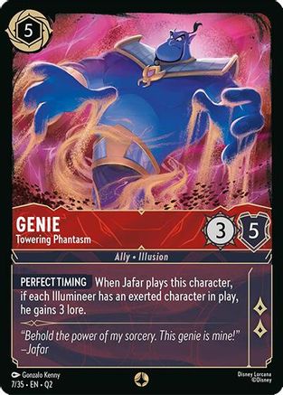 (007/35) Genie - Towering Phantasm - Illumineer's Quest: Palace Heist Normal