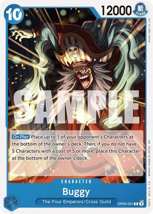 (OP09-051) Buggy (Reprint) - Starter Deck 25: BLUE Buggy Normal
