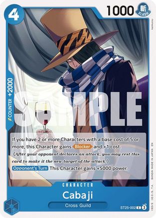 (ST25-002) Cabaji - Starter Deck 25: BLUE Buggy Normal