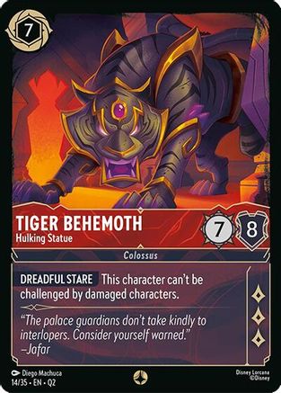 (014/35) Tiger Behemoth - Hulking Statue - Illumineer's Quest: Palace Heist Normal