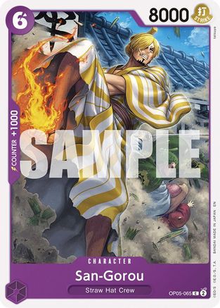 (OP05-065) San-Gorou (Reprint) - Starter Deck 26: PURPLE/BLACK Monkey.D.Luffy - Normal