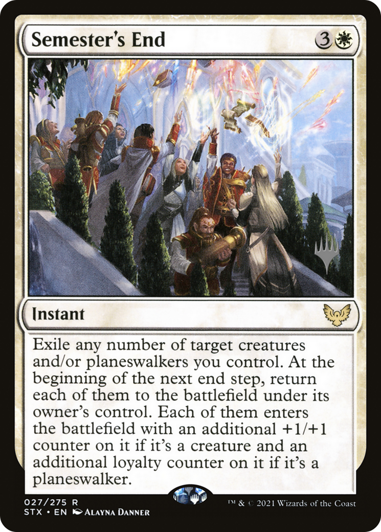 Semester's End (PPSTX-027) - Strixhaven: School of Mages Promos (Promo Pack)