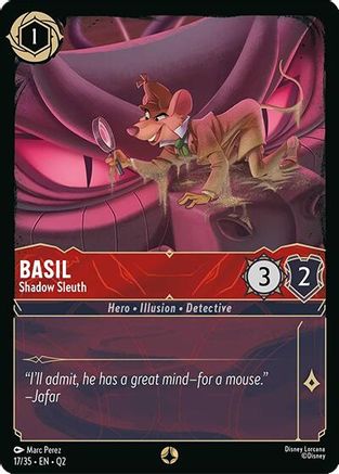 (017/35) Basil - Shadow Sleuth - Illumineer's Quest: Palace Heist Normal
