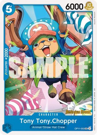 (OP11-053) Tony Tony.Chopper - A Fist of Divine Speed Release Event Cards Normal