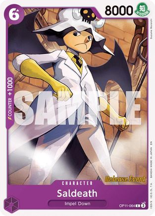 (OP11-064) Saldeath - A Fist of Divine Speed Release Event Cards Normal