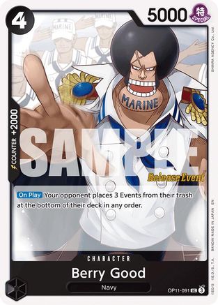 (OP11-091) Berry Good - A Fist of Divine Speed Release Event Cards Normal