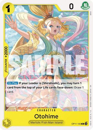 (OP11-100) Otohime - A Fist of Divine Speed Release Event Cards Normal