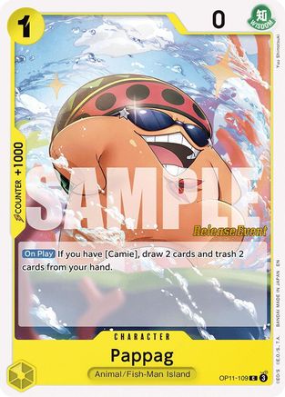 (OP11-109) Pappag - A Fist of Divine Speed Release Event Cards Normal