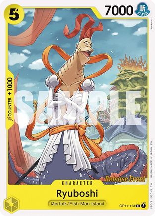 (OP11-113) Ryuboshi - A Fist of Divine Speed Release Event Cards Normal