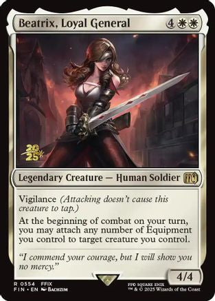 Beatrix, Loyal General (PRE-554) - Prerelease Cards Foil