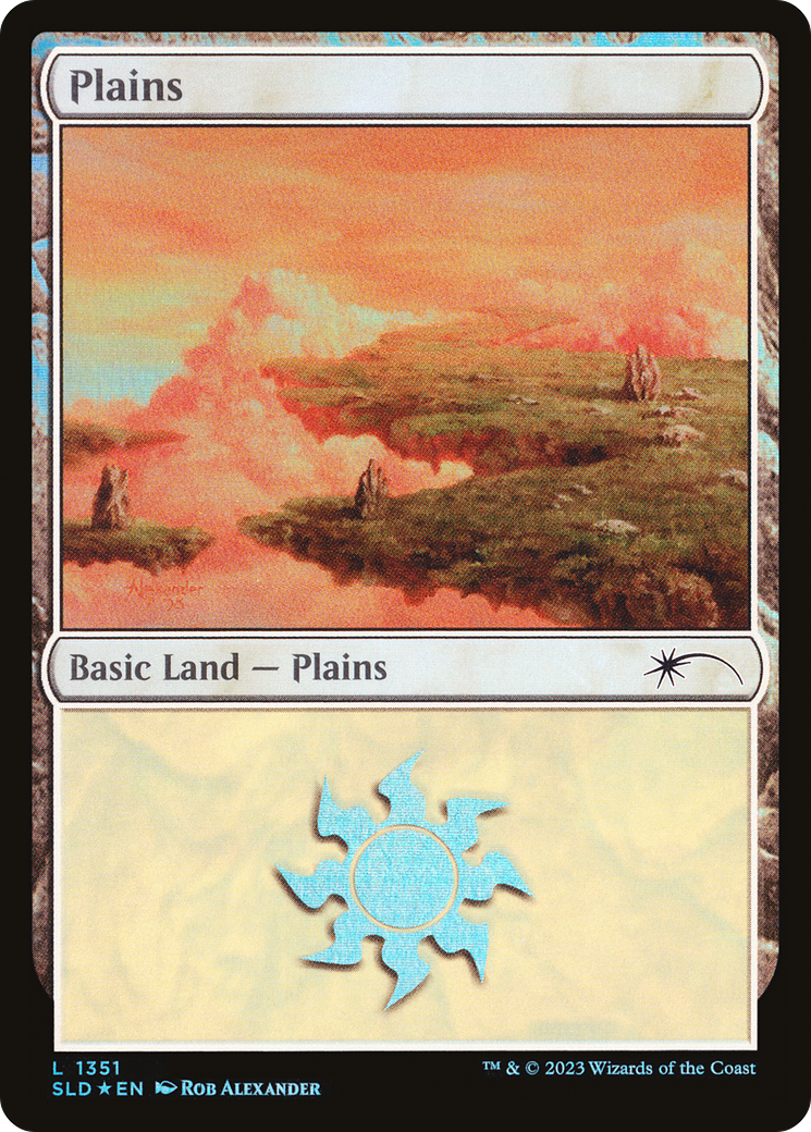 Plains (SLD-1351) - Secret Lair Drop Foil