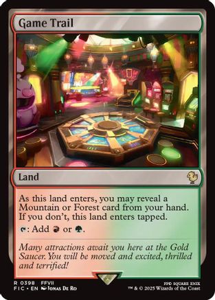 Game Trail (Surge Foil) (FIC-398) - Commander: FINAL FANTASY Foil