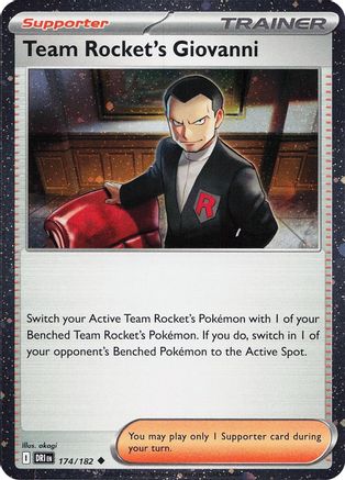 Team Rocket's Giovanni (Cosmos Holo) (174) - Miscellaneous Cards & Products Holofoil - Uncommon