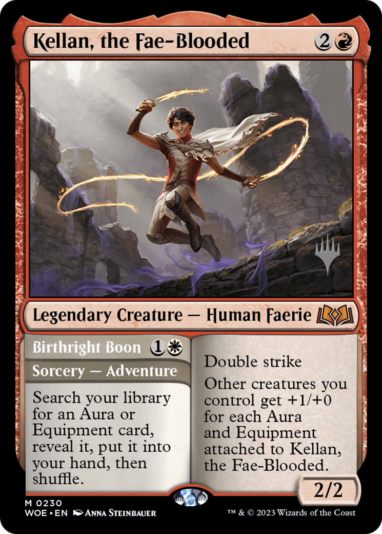 Kellan, the Fae-Blooded (PPWOE-230) - Wilds of Eldraine Promos Foil (Promo Pack)