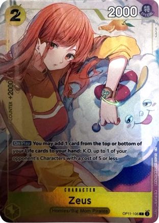 (OP11-106) Zeus (Official Playmat -Bandai Card Games Fest 24-25 Edition-) - One Piece Promotion Cards Foil