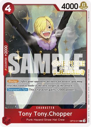 (OP10-011) Tony Tony.Chopper (Judge Pack Vol. 6) - One Piece Promotion Cards Foil