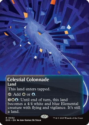 Celestial Colonnade (0052) (Borderless) (EOS-052) - Edge of Eternities: Stellar Sights