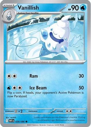 Vanillish (28/086) - SV White Flare - Common