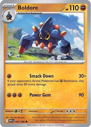 Boldore (47/086) - SV White Flare - Common