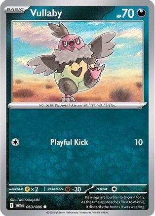 Vullaby (63/086) - SV White Flare Reverse Holofoil - Common