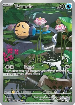 Tympole (103/086) - SV Black Bolt Holofoil - Illustration Rare