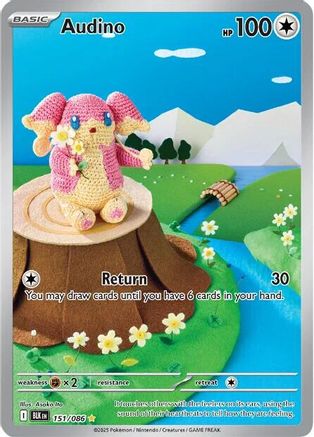 Audino (151/086) - SV Black Bolt Holofoil - Illustration Rare