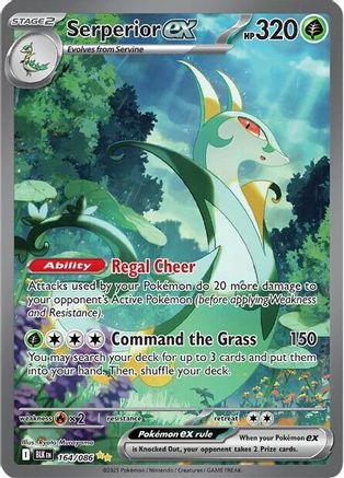 Serperior ex (164/086) - SV Black Bolt Holofoil - Special Illustration Rare
