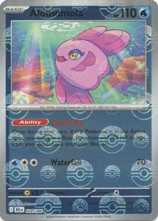 Alomomola (Poke Ball Pattern) (24/086) - SV Black Bolt Holofoil - Uncommon