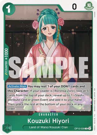 (OP12-028) Kouzuki Hiyori - Legacy of the Master Foil