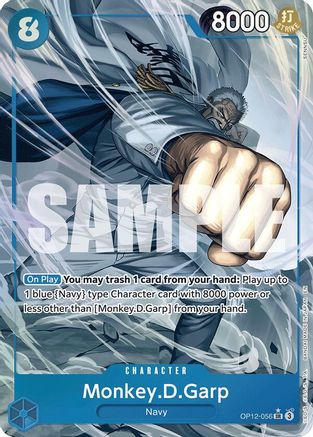(OP12-056) Monkey.D.Garp (Alternate Art) - Legacy of the Master Foil