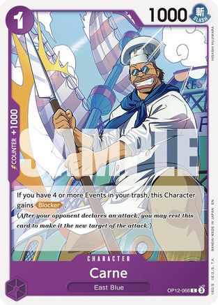 (OP12-066) Carne - Legacy of the Master Normal