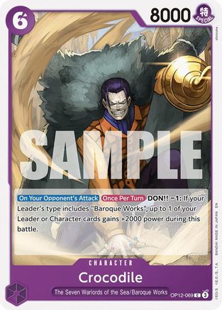 (OP12-069) Crocodile - Legacy of the Master Normal