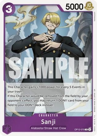(OP12-070) Sanji (070) - Legacy of the Master Foil