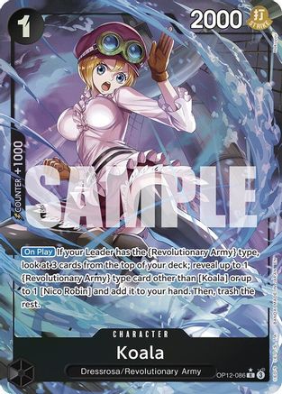 (OP12-086) Koala (086) (Alternate Art) - Legacy of the Master Foil