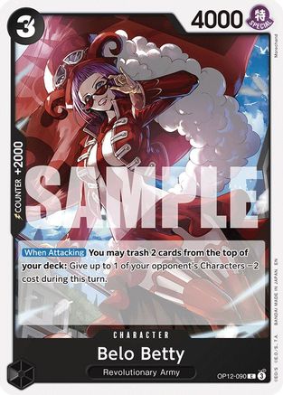 (OP12-090) Belo Betty - Legacy of the Master Normal