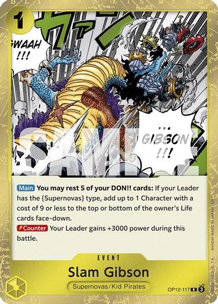(OP12-117) Slam Gibson - Legacy of the Master Foil