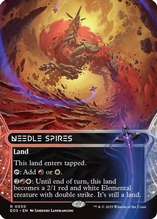 Needle Spires (0030) (Borderless) (EOS-030) - Edge of Eternities: Stellar Sights