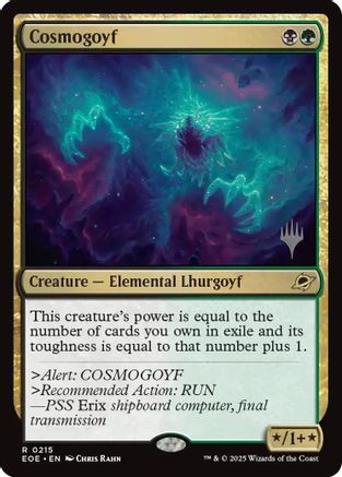 Cosmogoyf (PPEOE-215) - Promo Pack: Edge of Eternities Foil