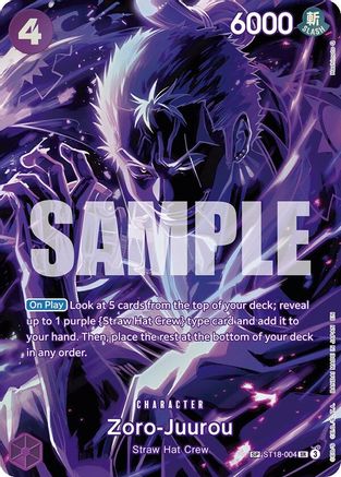 (ST18-004) Zoro-Juurou (SP) - Legacy of the Master Foil