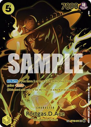 (ST13-011) Portgas.D.Ace (SP) - Legacy of the Master Foil