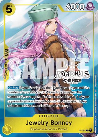 (P-085) Jewelry Bonney (Offline Regional Participation Pack 2025 Vol.2) - One Piece Promotion Cards Foil