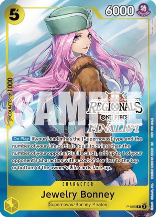 (P-085) Jewelry Bonney (Offline Regional Finalist Card Set 2025 Vol.2) - One Piece Promotion Cards Foil