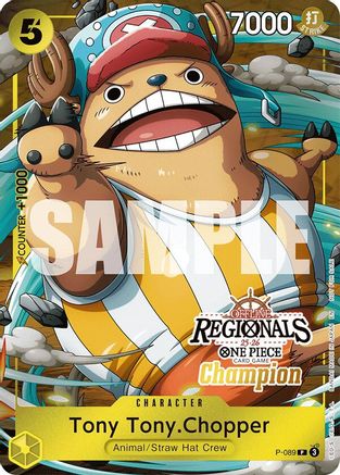 (P-089) Tony Tony.Chopper (Offline Regional Champion Card Set 2025 Vol.2) - One Piece Promotion Cards Foil