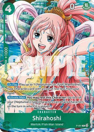 (P-091) Shirahoshi (Event Pack Vol. 7) - One Piece Promotion Cards Foil