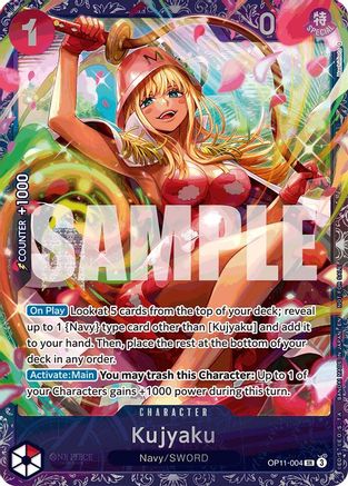 (OP11-004) Kujyaku (Treasure Cup August 2025) - One Piece Promotion Cards Foil
