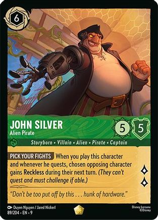 (089/204) John Silver - Alien Pirate - Fabled Normal