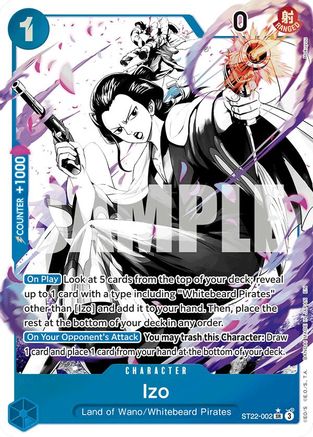 (ST22-002) Izo (Parallel) - Starter Deck 22: Ace & Newgate Foil